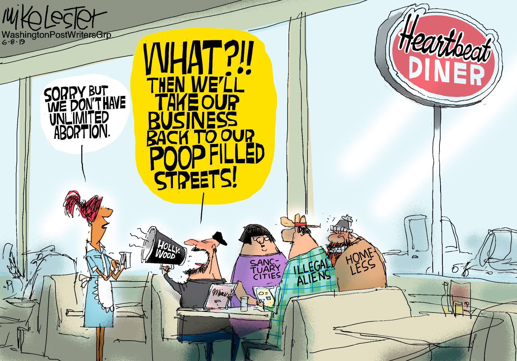 Mike Lester cartoon